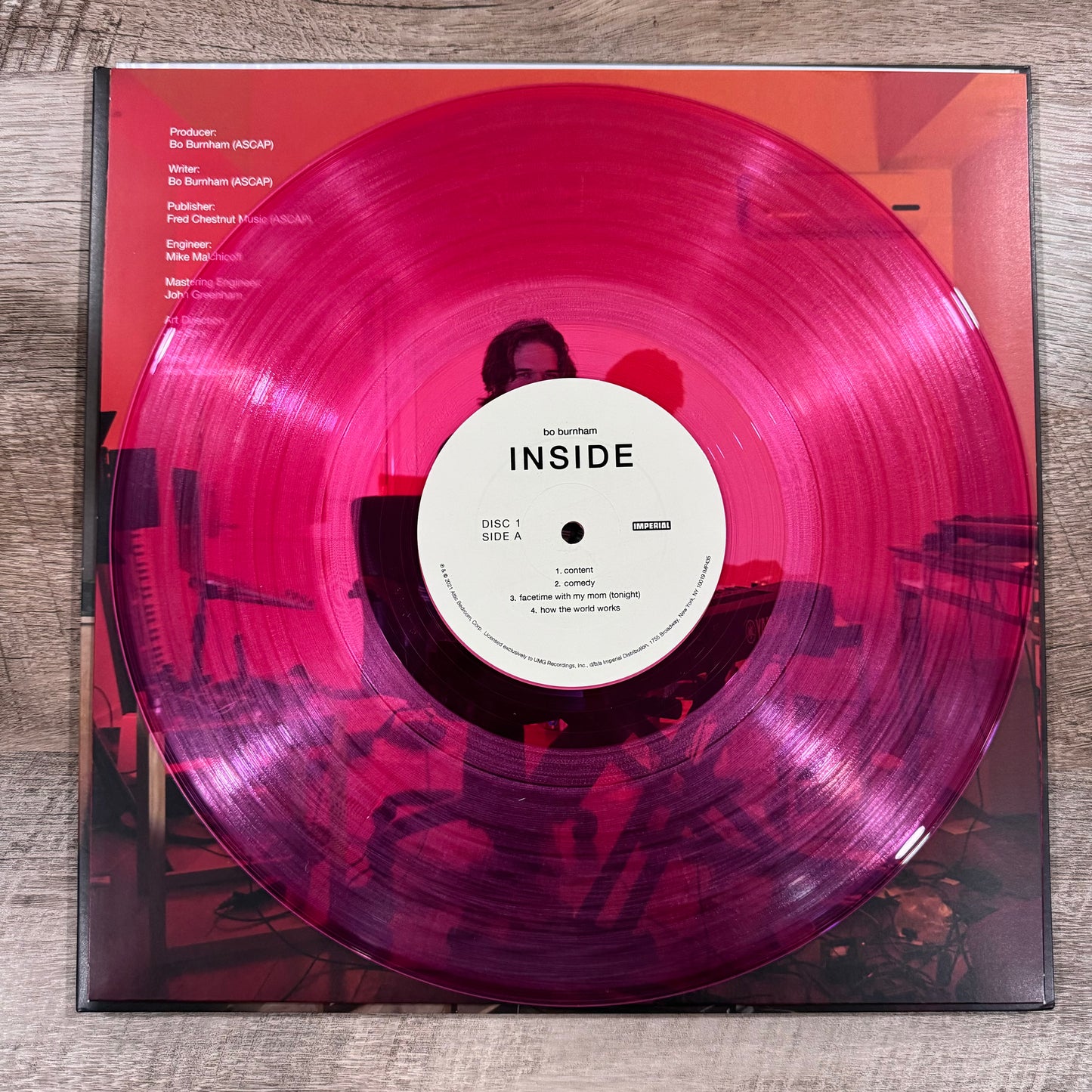 Bo Burnham - Inside 2LP Pink Spotify Exclusive Vinyl! Only 3500 Pressed!
