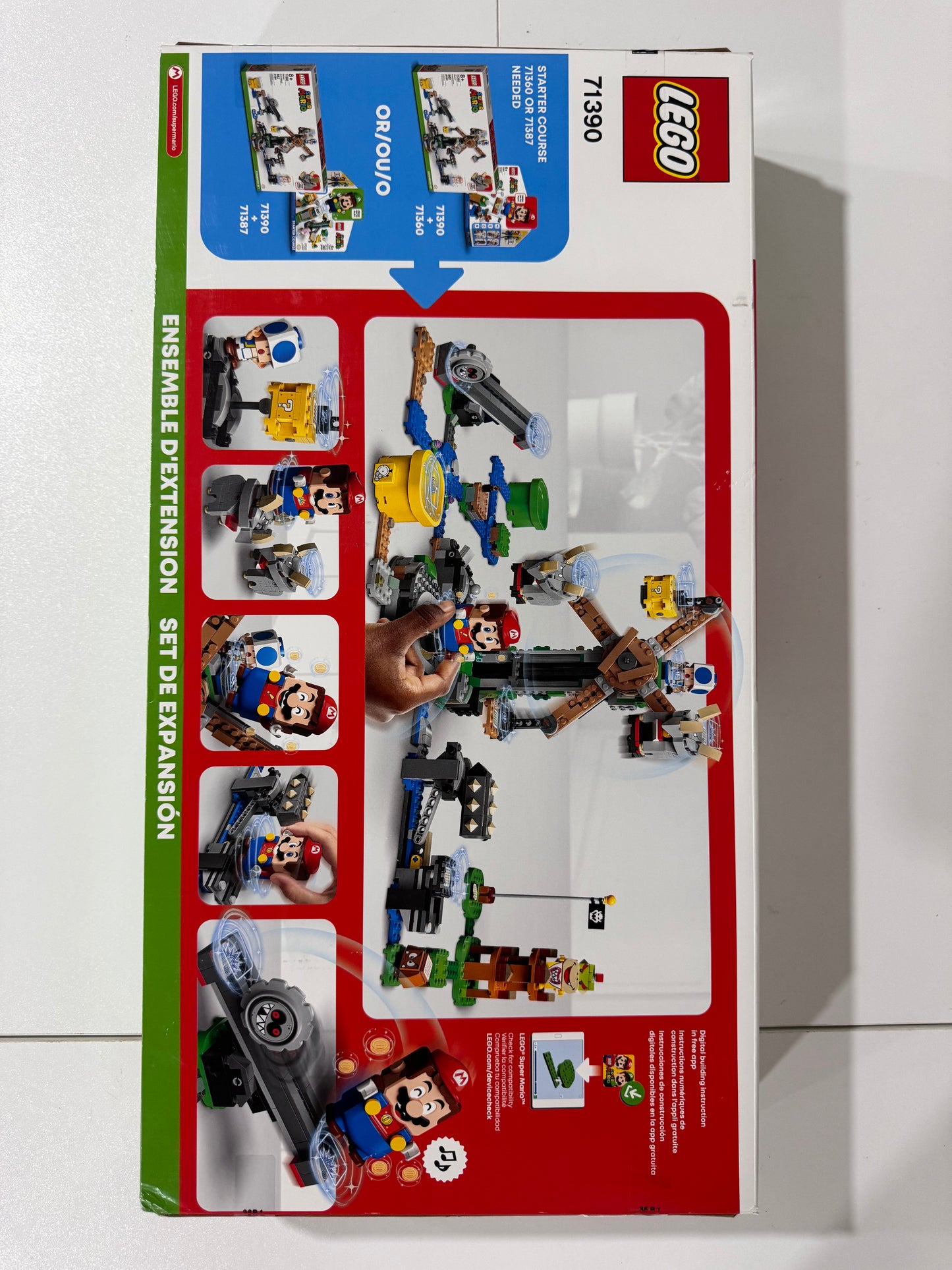 New & Sealed! Lego 71390 Super Mario Reznor Knockdown Expansion Set 🔥
