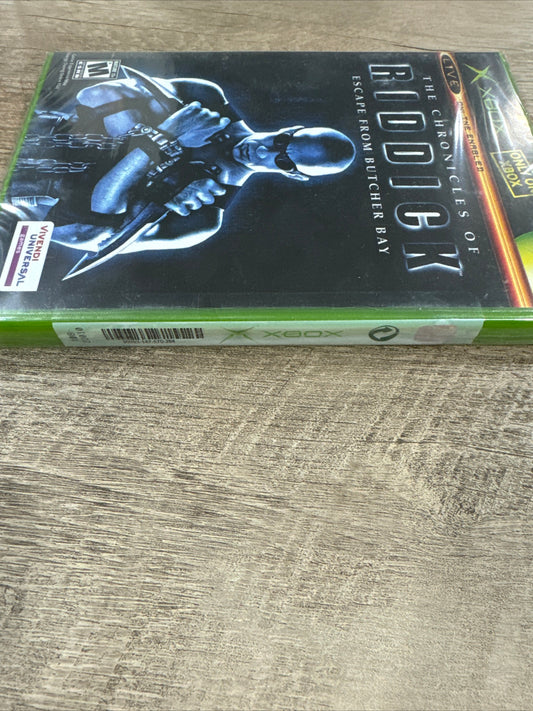 Chronicles of Riddick: Escape From Butcher Bay (Microsoft Xbox 2004) BRAND NEW🔥
