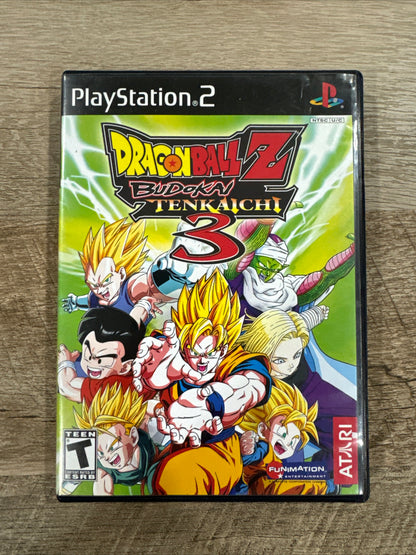 Dragon Ball Z: Budokai Tenkaichi 3 Sony PS2 PlayStation 2 Black Label CIB Tested
