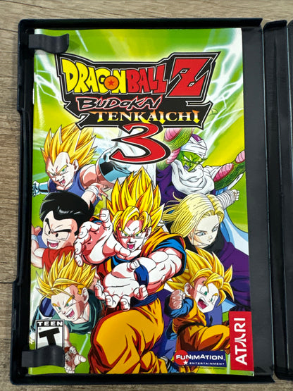 Dragon Ball Z: Budokai Tenkaichi 3 Sony PS2 PlayStation 2 Black Label CIB Tested