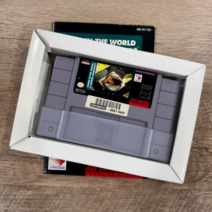 Where In The World Is Carmen Sandiego (Super Nintendo SNES) CIB / Sealed!