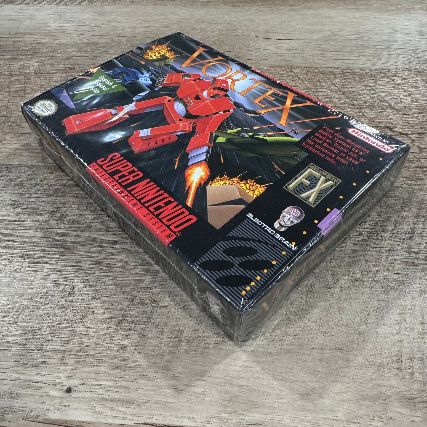 Vortex (Super Nintendo, SNES 1993)🔥Complete in Box CIB With Poster & Plastic!🔥