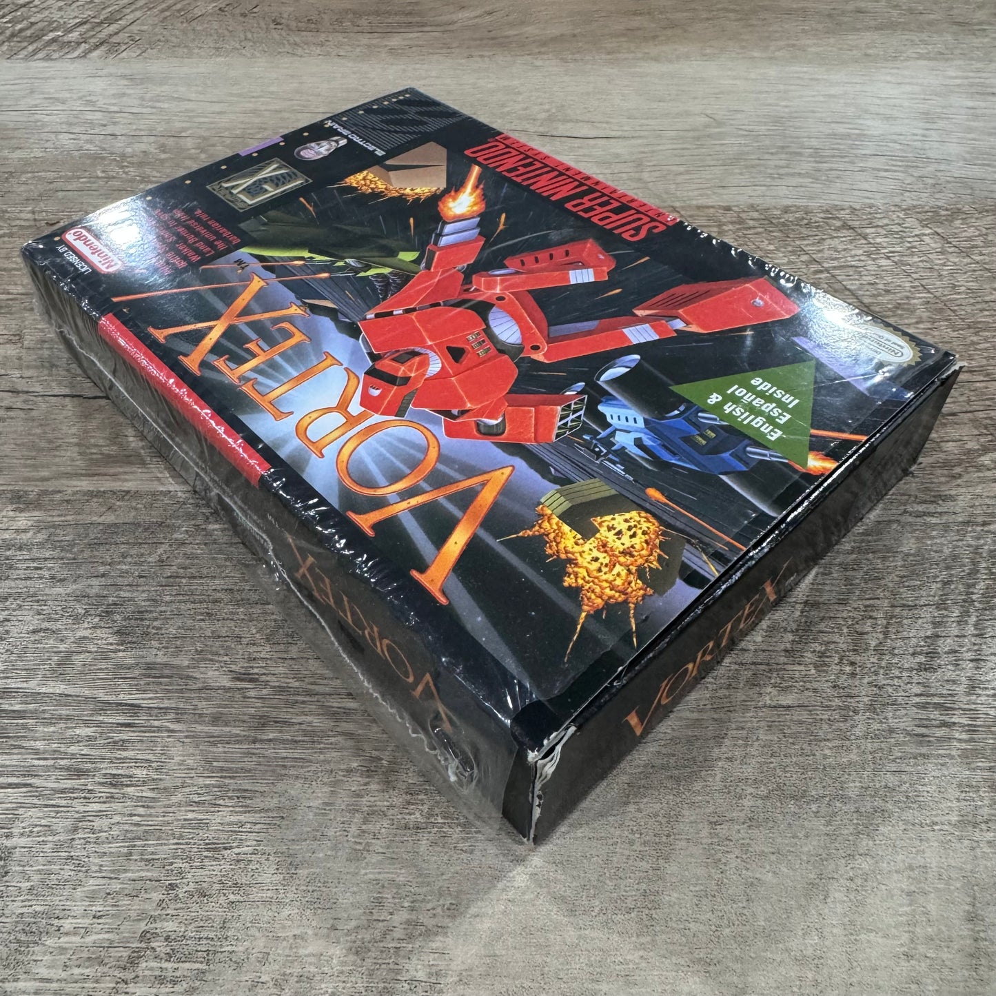 Vortex (Super Nintendo, SNES 1993)🔥Complete in Box CIB With Poster & Plastic!🔥