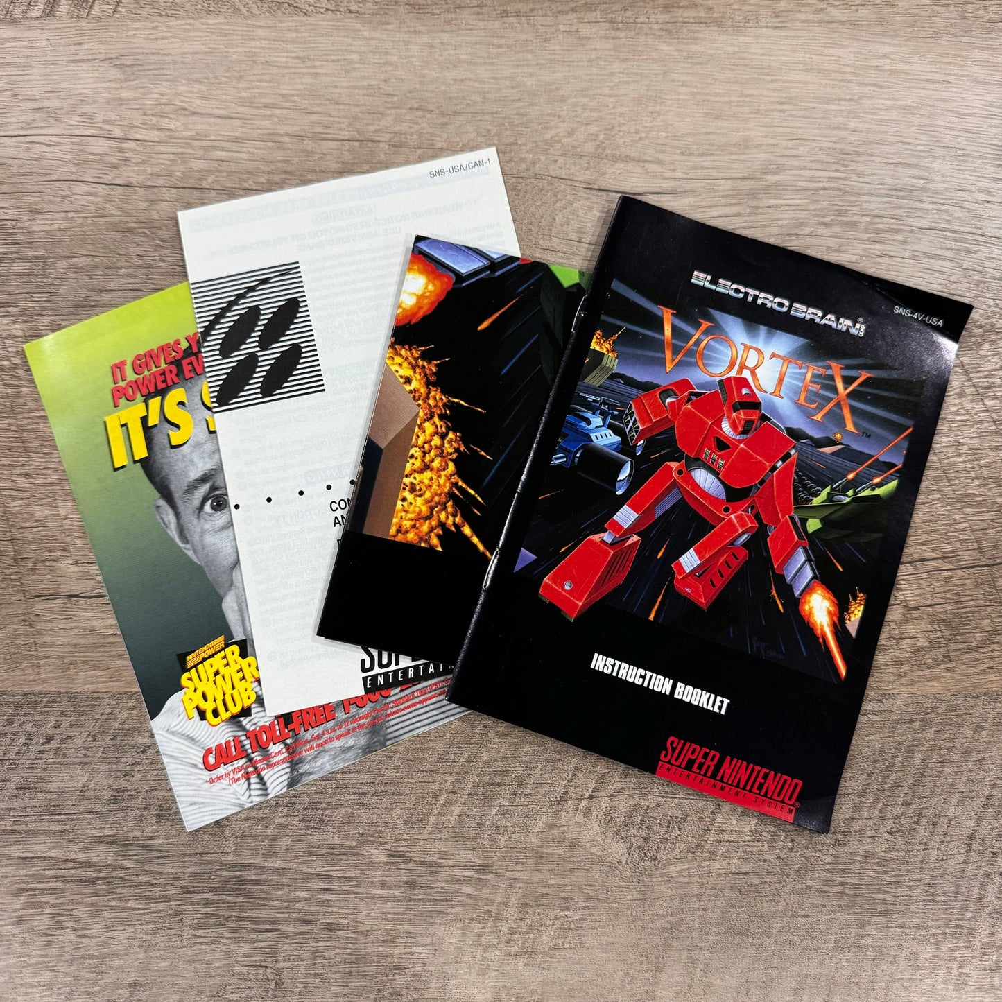 Vortex (Super Nintendo, SNES 1993)🔥Complete in Box CIB With Poster & Plastic!🔥