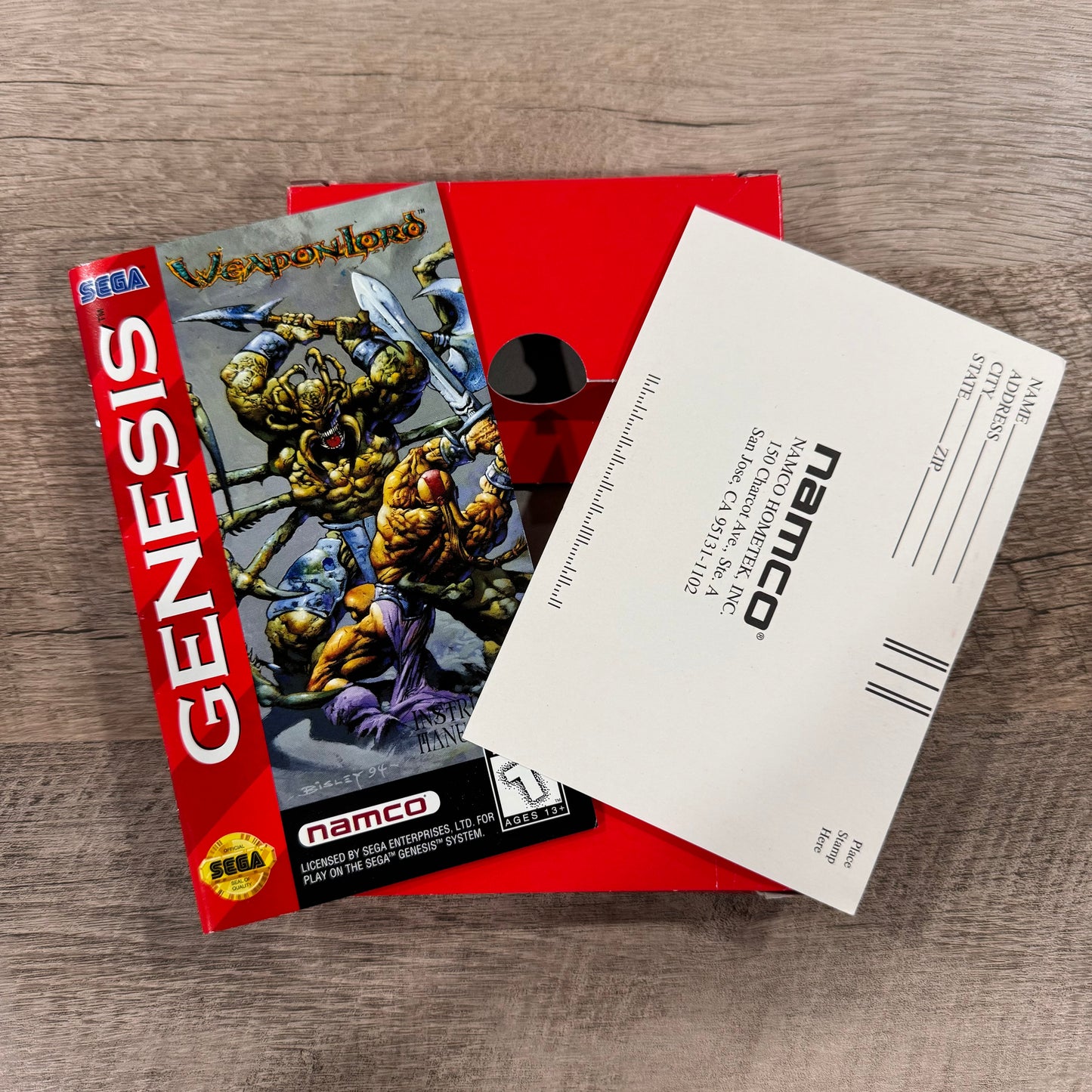 WeaponLord (Sega Genesis, 1995) Beautifully CIB W/ Box, Manual, Cart & Reg Card!
