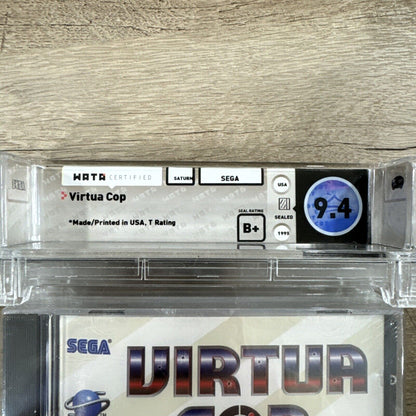 Virtua Cop SEGA Saturn Brand New Sealed WATA 9.4 B+ Grade VGA WATA