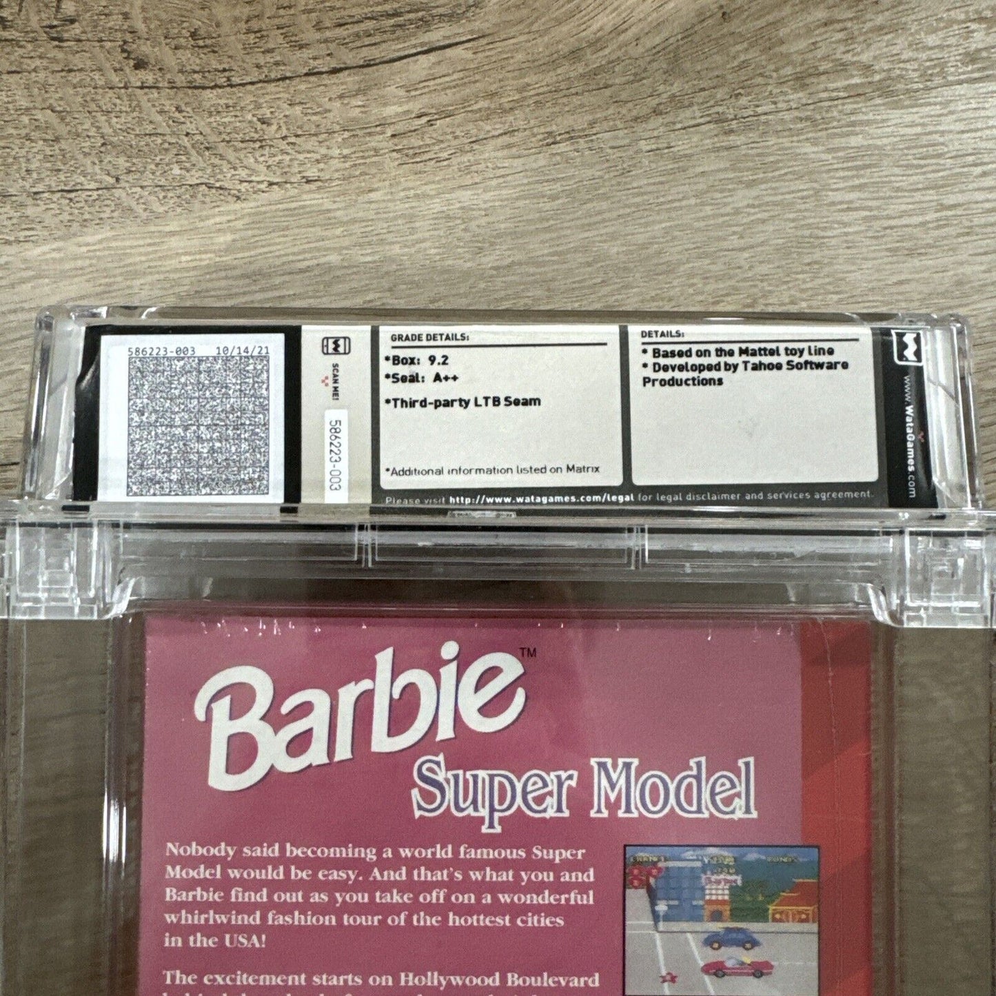 Barbie: Super Model (SEGA GENESIS) WATA 9.4 A++ Graded New Sealed 1993