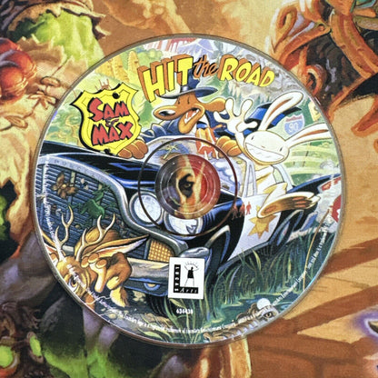 Sam & Max Hit the Road (PC, 1993) Disc Only Great Condition Tested & Works