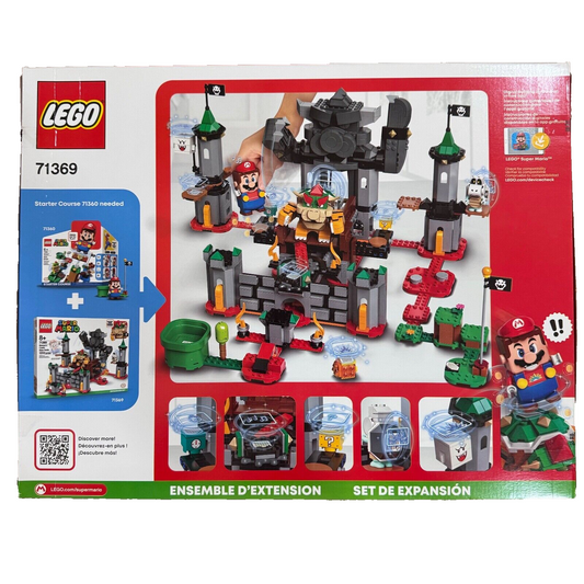 Lego Super Mario 71369 Bowser's Castle Boss Battle Expansion Set New & SEALED!