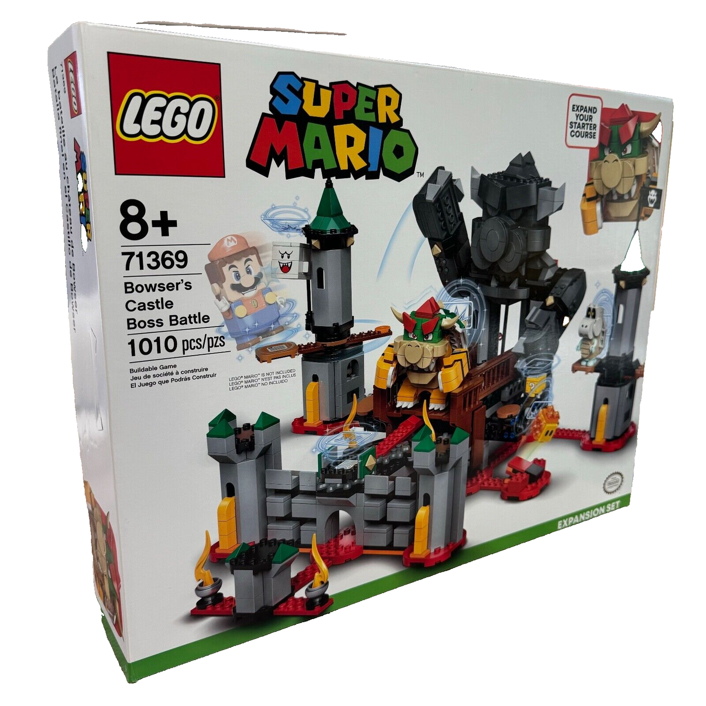 Lego Super Mario 71369 Bowser's Castle Boss Battle Expansion Set New & SEALED!