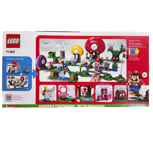 Lego Super Mario 71368 Toad's Treasure Hunt Expansion Set Retired & Brand New!